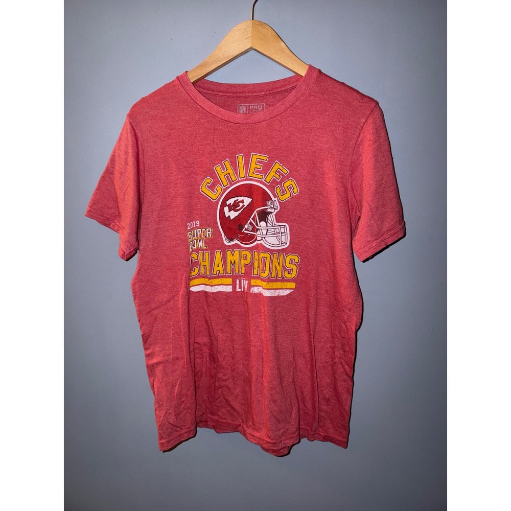 NFL Pro Line Fanatics Kansas City Chiefs 2019 Super Bowl LIV Champions Shirt M
